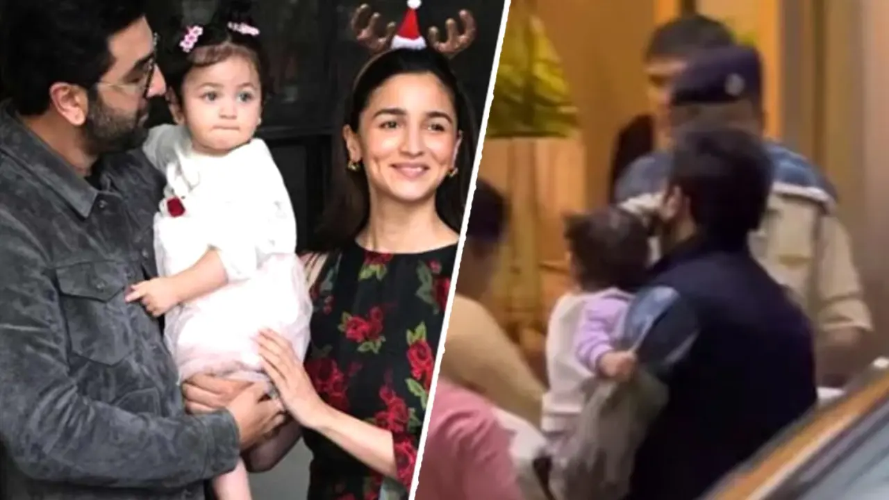 Alia Bhatt-Ranbir Kapoor with Raha