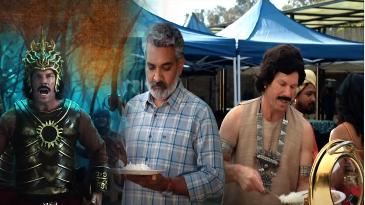 David Warner With SS Rajamouli