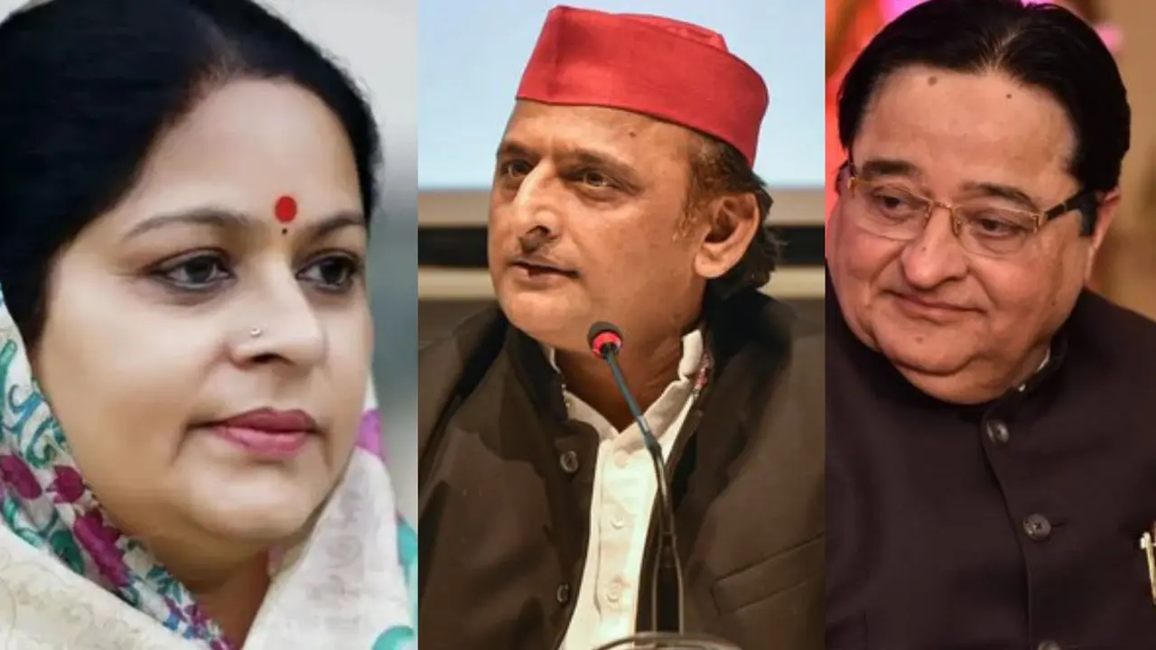 ruchi veera, akhilesh yadav and st hasan