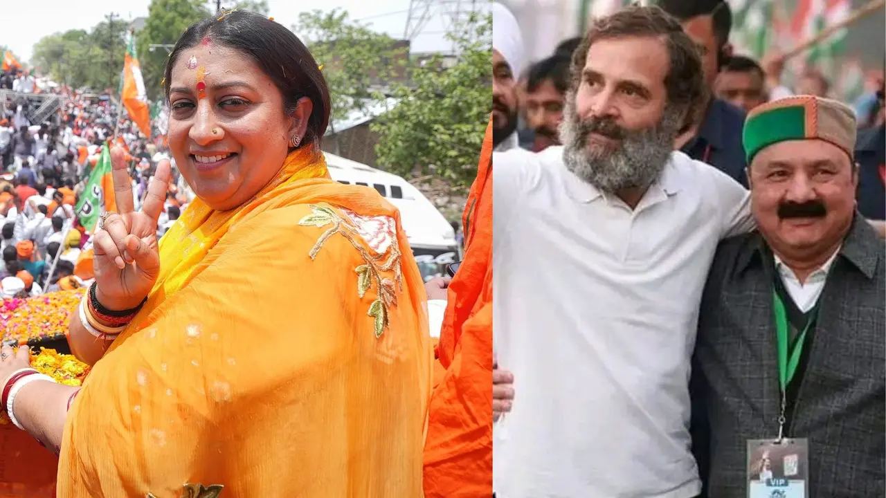 smriti irani, rahul gandhi and kl sharma