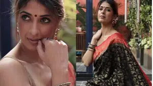 Aishwarya Sakhuja Saree Look