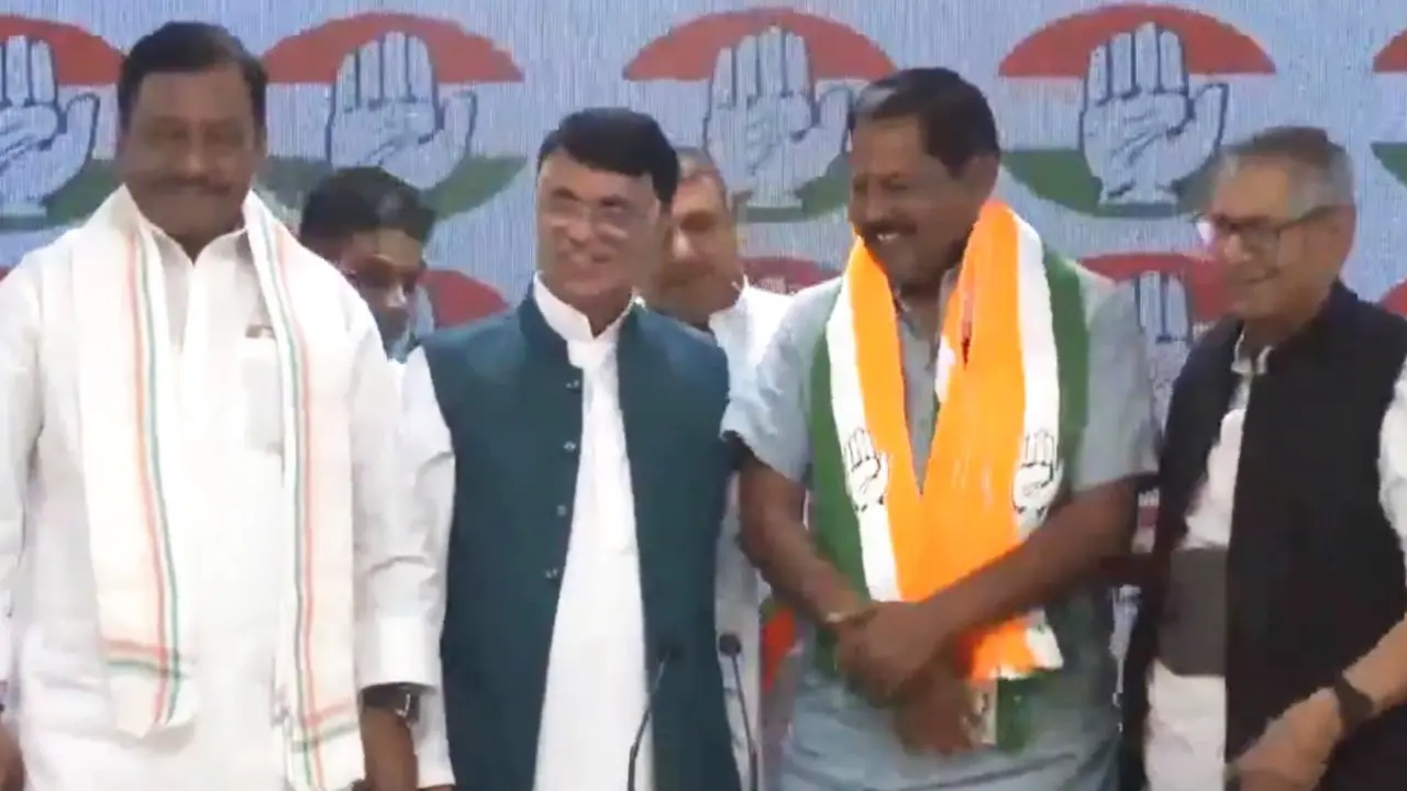 Ajay Nishad joined Congress