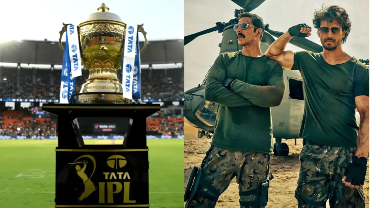 Akshay Kumar, Tiger Shroff in IPL 2024