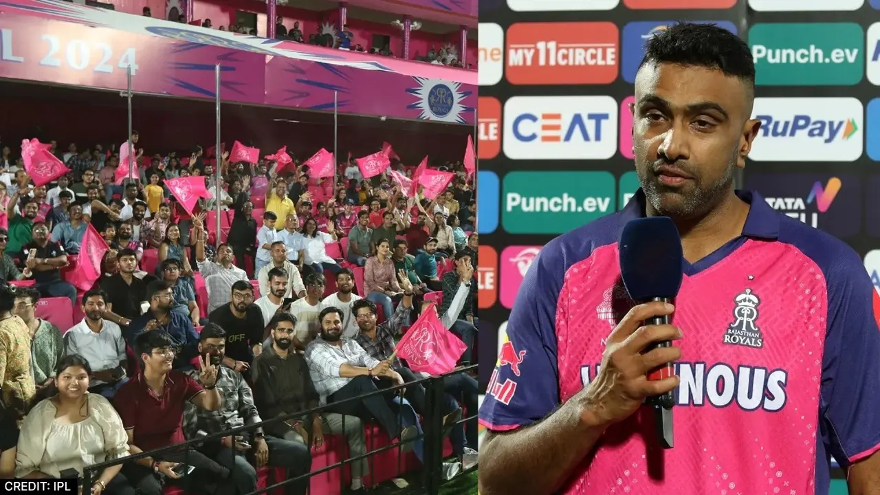 Ravichandran Ashwin on Rajasthan, Hyderabad & Mumbai Seats Color