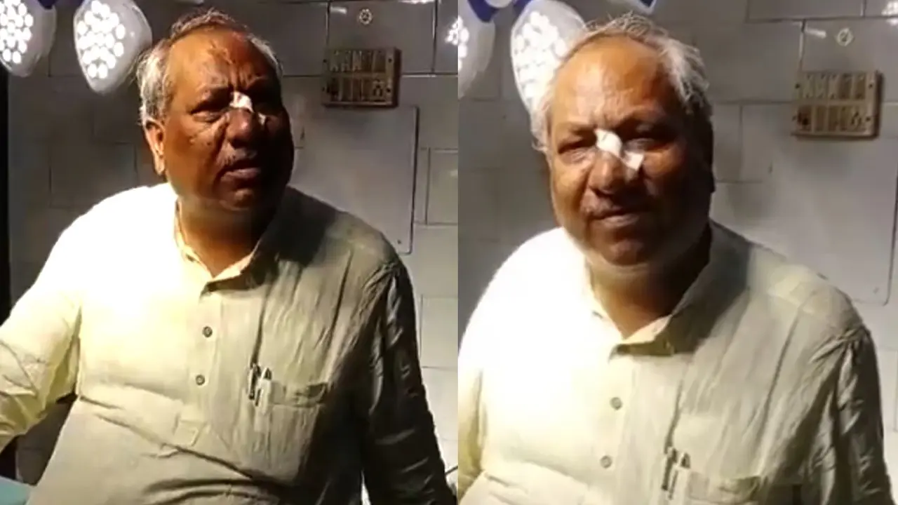 निषाद पार्टी चीफ और यूपी के मंत्री संजय निषाद पर हमला