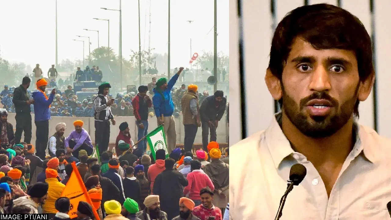 Farmer Protest & Indian Wrestler Bajrang Punia