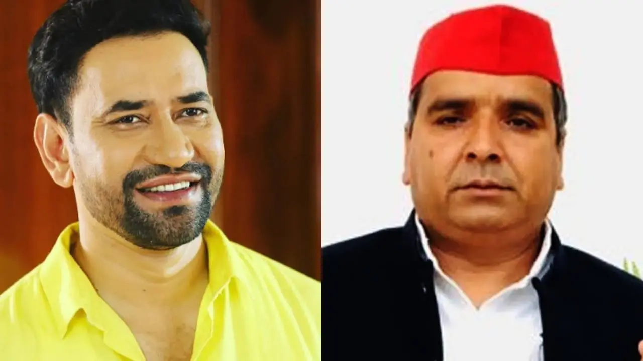 BJP Leader dinesh lal yadav and SP Leader dharmendra yadav