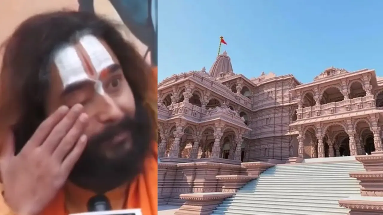 BJP loses loksabha election in ayodhya hindu saint gets emotional