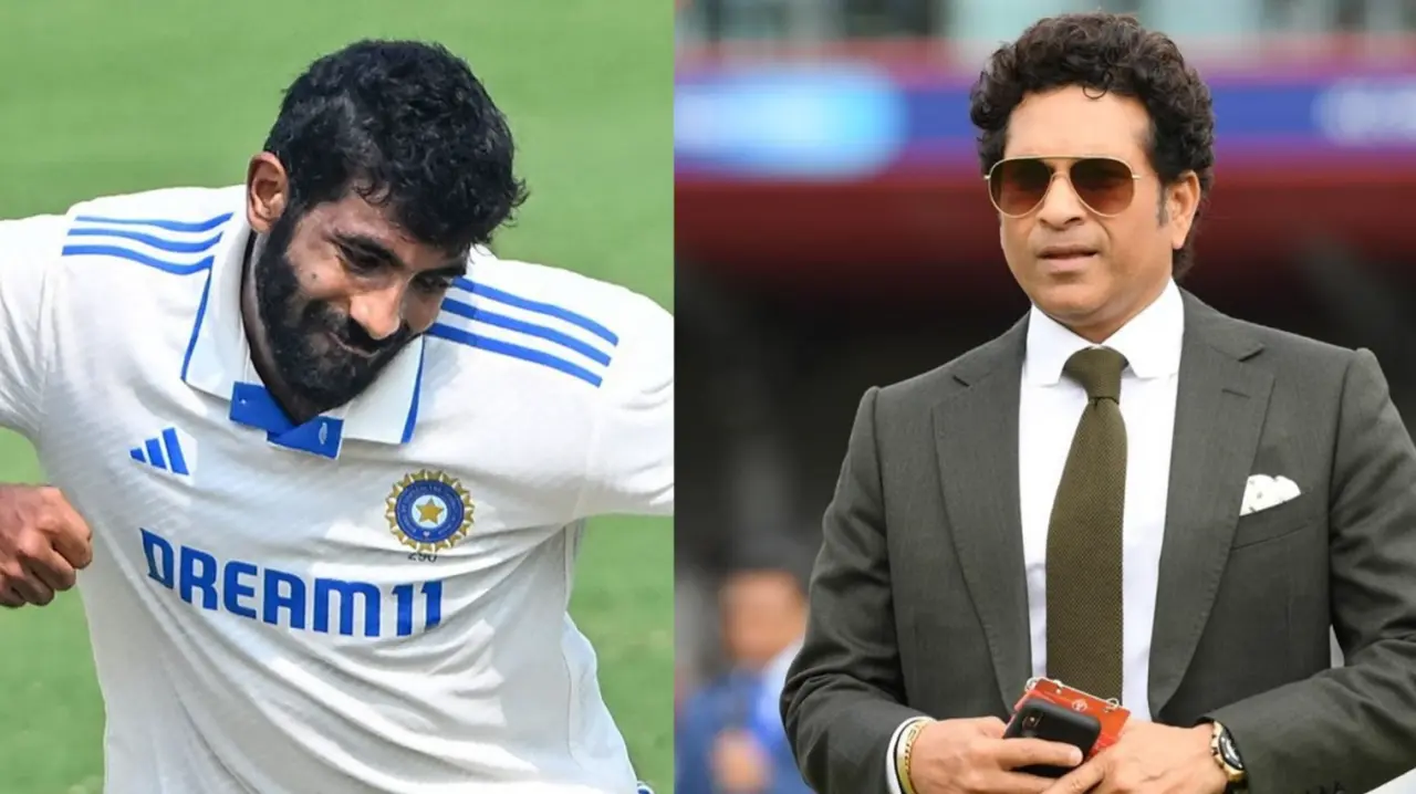 Jasprit Bumrah & Sachin Tendulkar