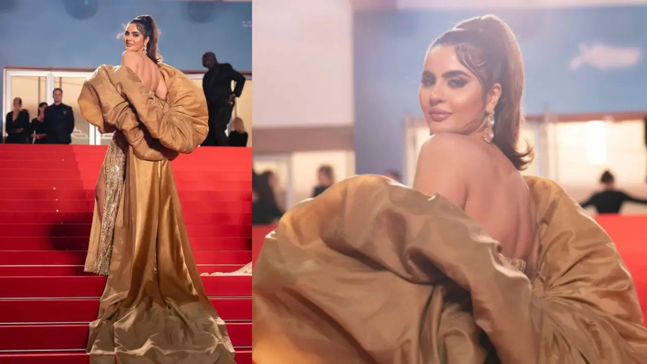 Deepti Sadhwani at Cannes Red Carpet