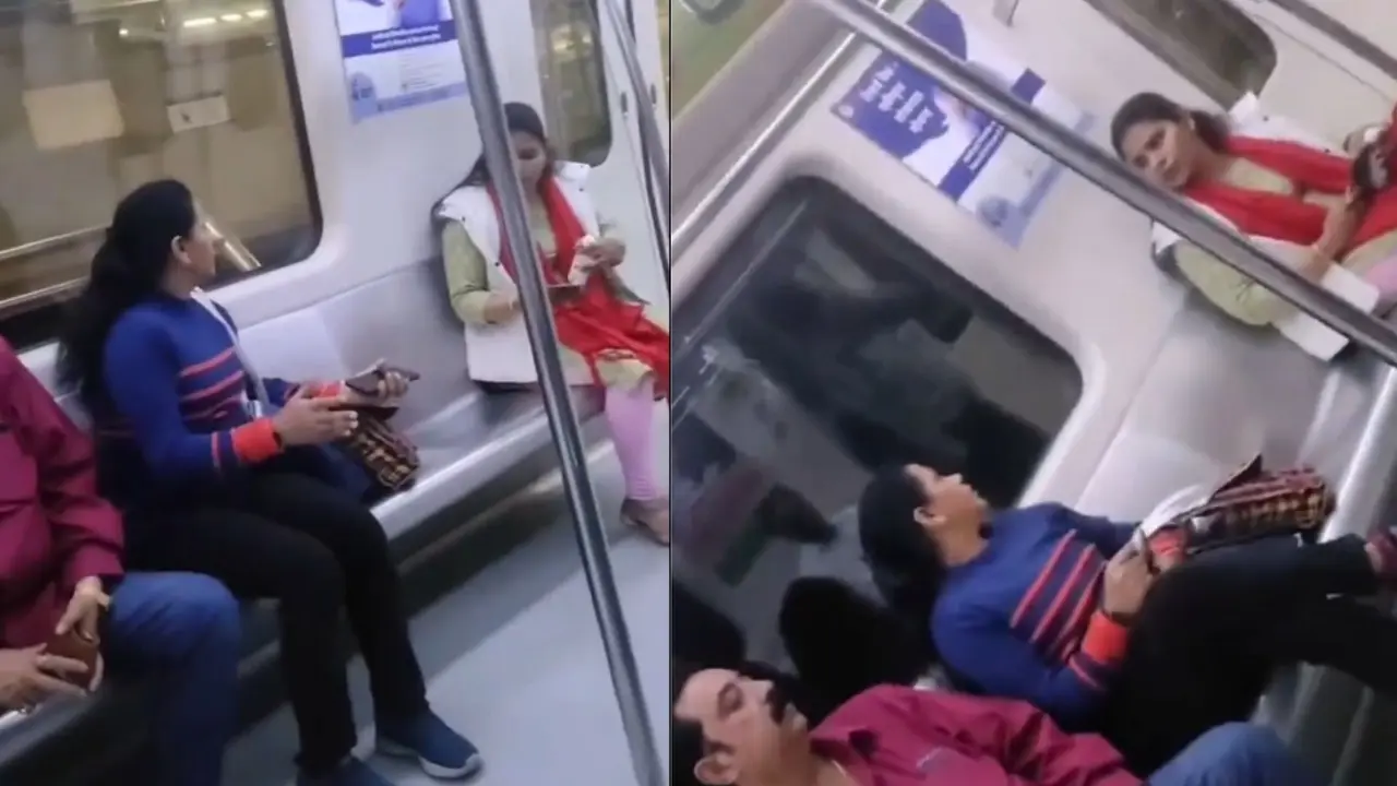 Delhi Metro Viral Video