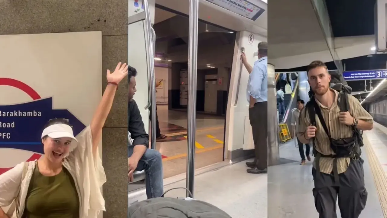 Delhi metro viral video