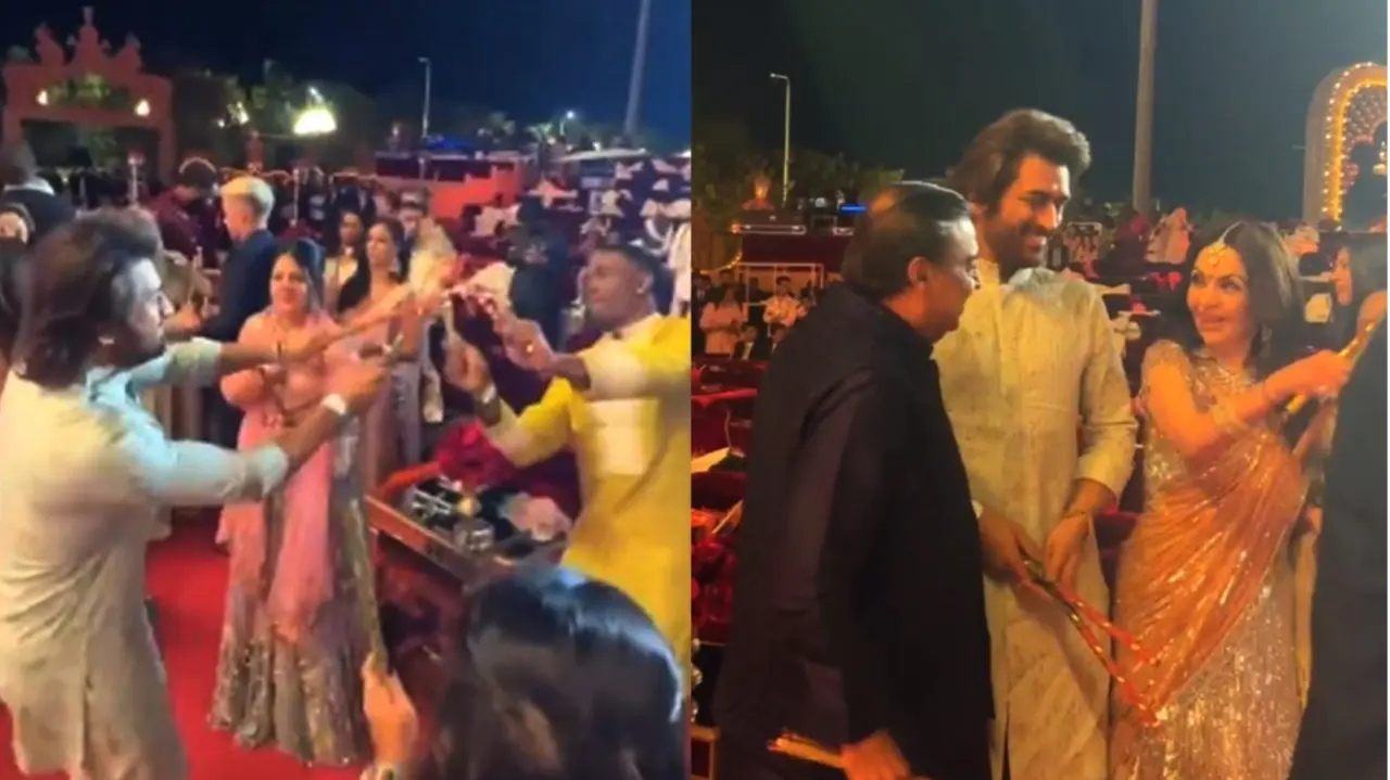 MS Dhoni Dandiya