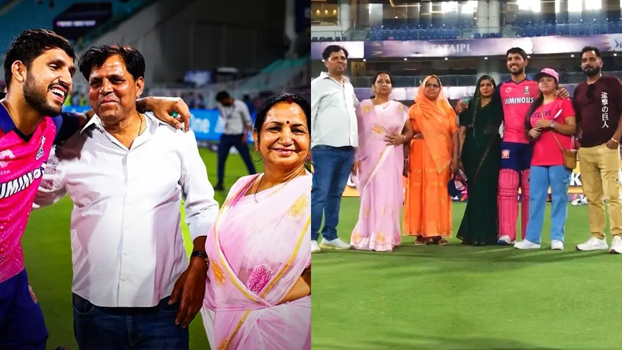 Dhruv jurel wins heart salute army father meets mother