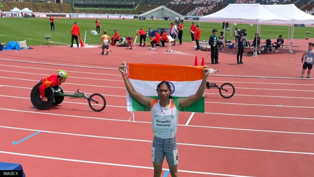 Deepthi Jeevanji wins gold with world record in 400m T20 at World Para Championship