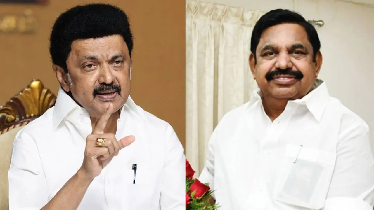 DMK Leader MK Stalin and AIADMK Leader K Palaniswami