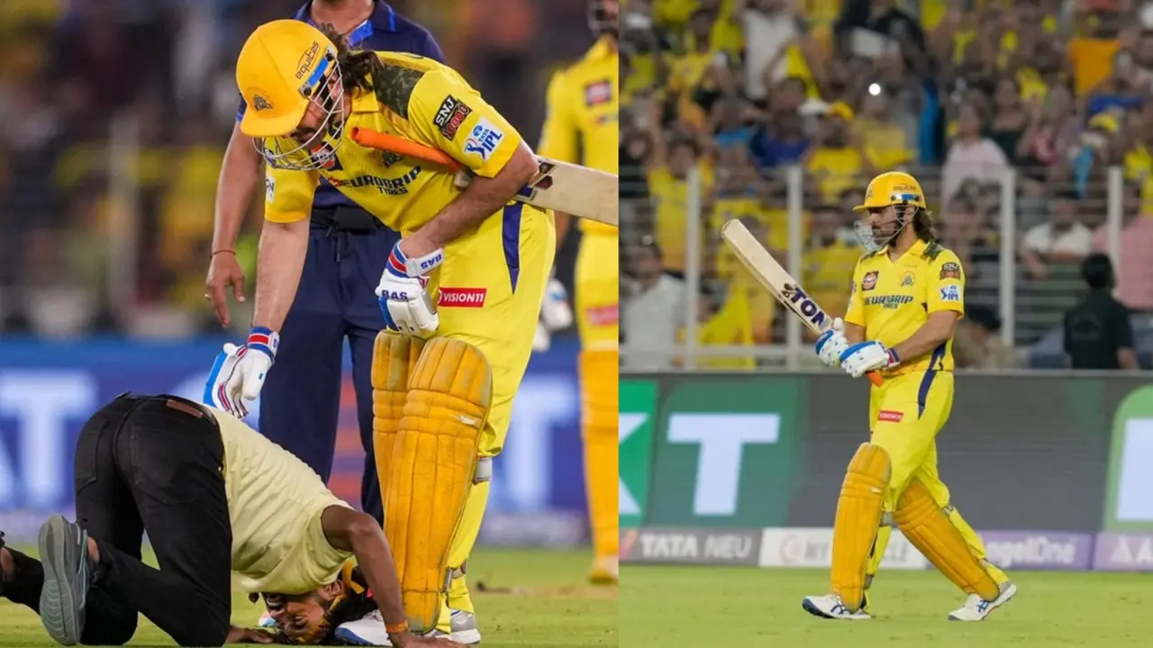 'He is the God of Chennai. Temples of MS Dhoni would be built': Ambati Rayudu's big take on MSD fan touch ms dhoni feet csk star hugs him