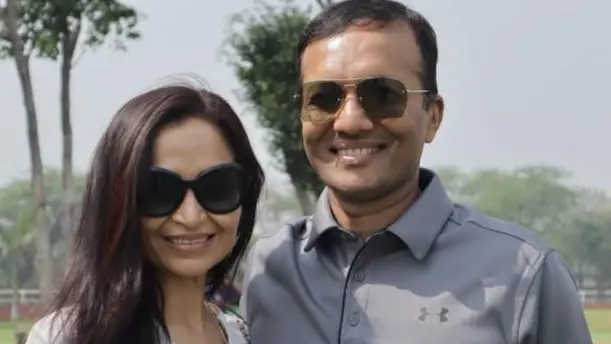 shallu jindal with husband naveen jindal