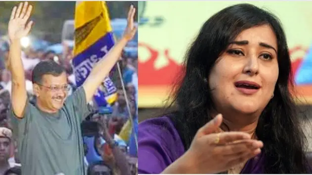 CM Kejriwal and Bansuri Swaraj