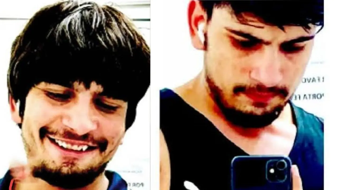 Gangster Sahil being Detained