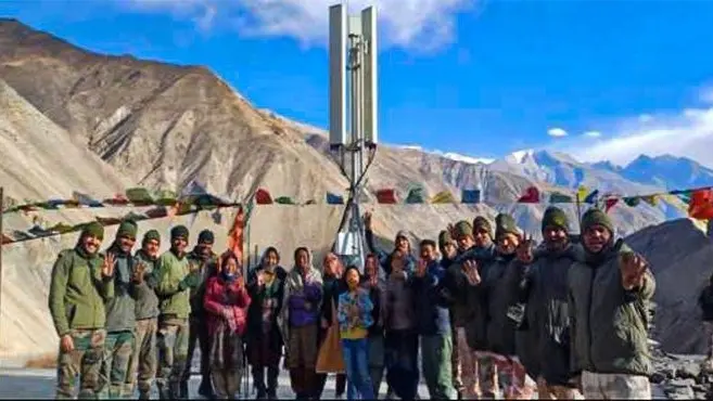 Telecom connectivity 14931 Ft above sea level Kaurik Gue