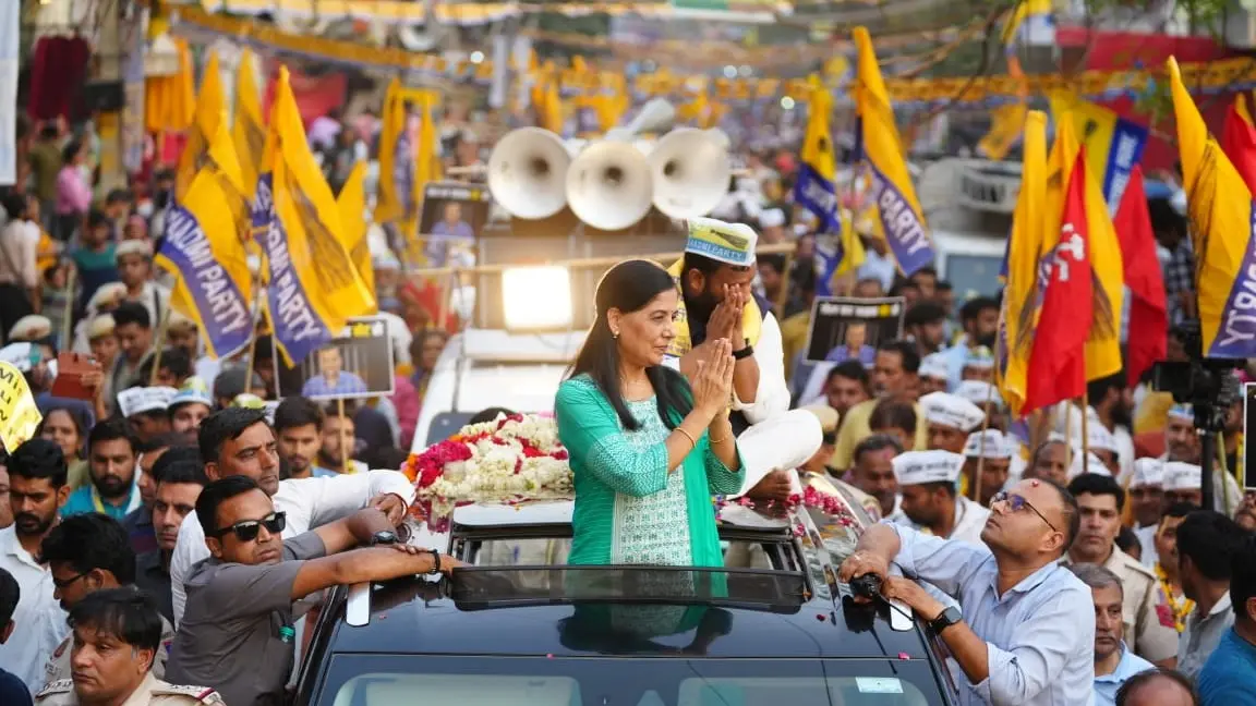 Sunita Kejriwal road show