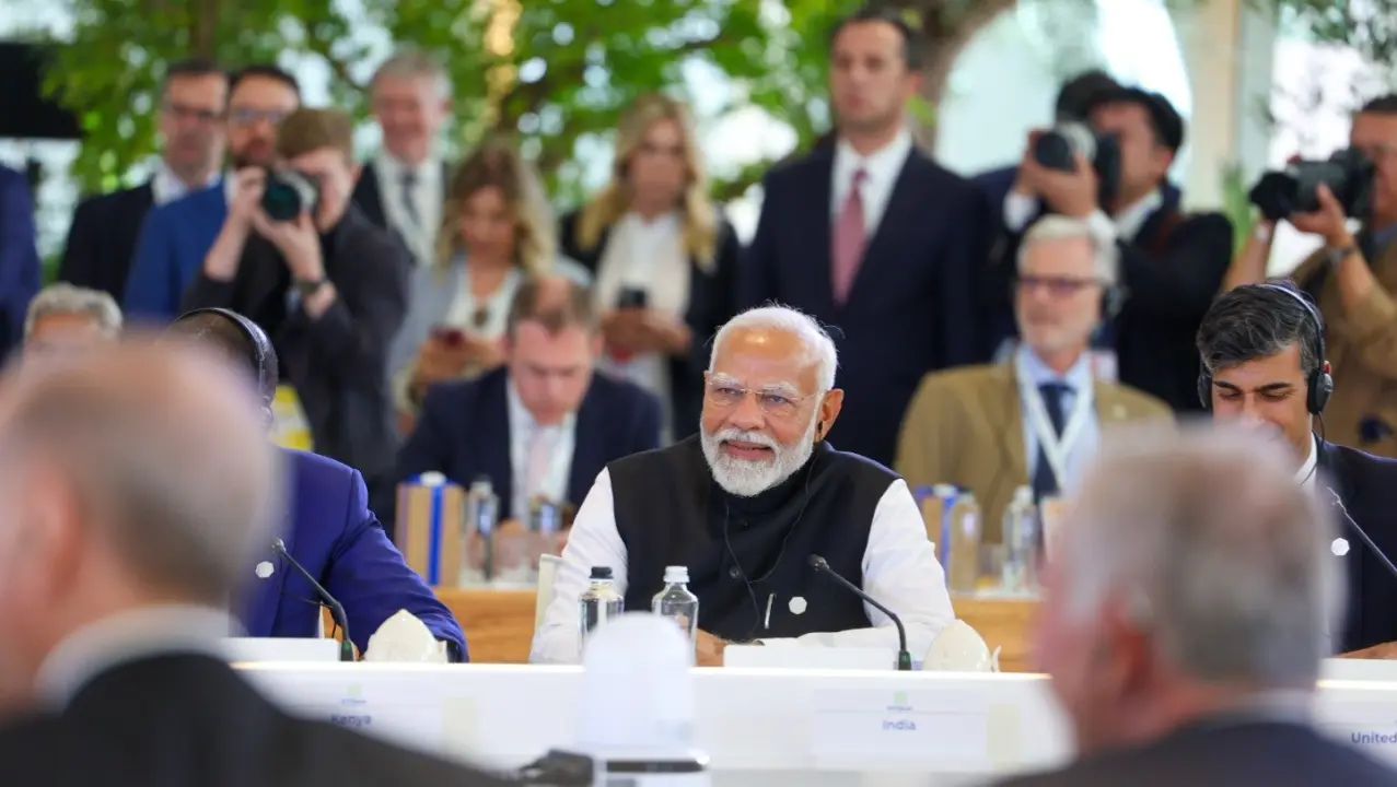 '2047 तक विकसित भारत का निर्माण ही हमारा लक्ष्य...', G7 समिट में बोले PM मोदी; AI का भी किया जिक्र PM Modi
