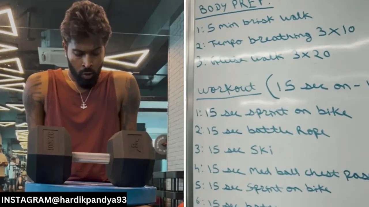 Hardik Pandya Workout