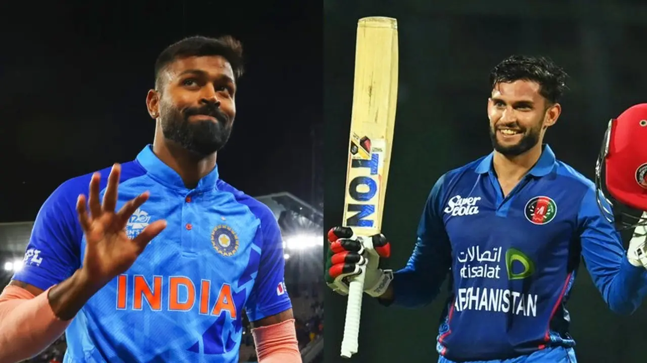 hardik pandya and Azmatullah Omarzai