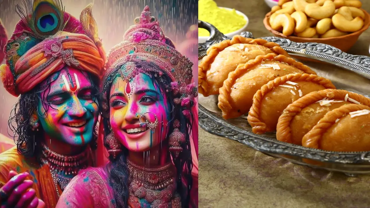 holi gujiya