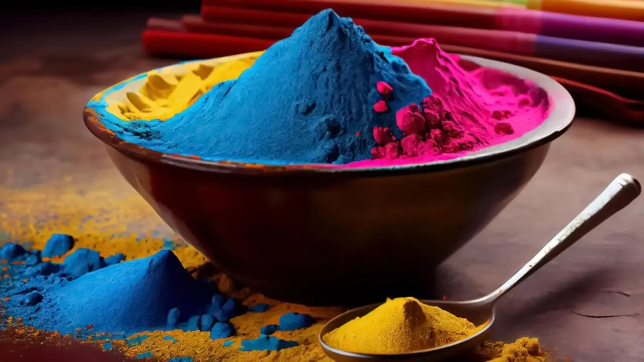 Holi natural colors
