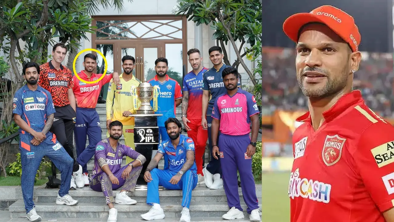 why shikhar dhawan absent in ipl 2024 captains photoshoot