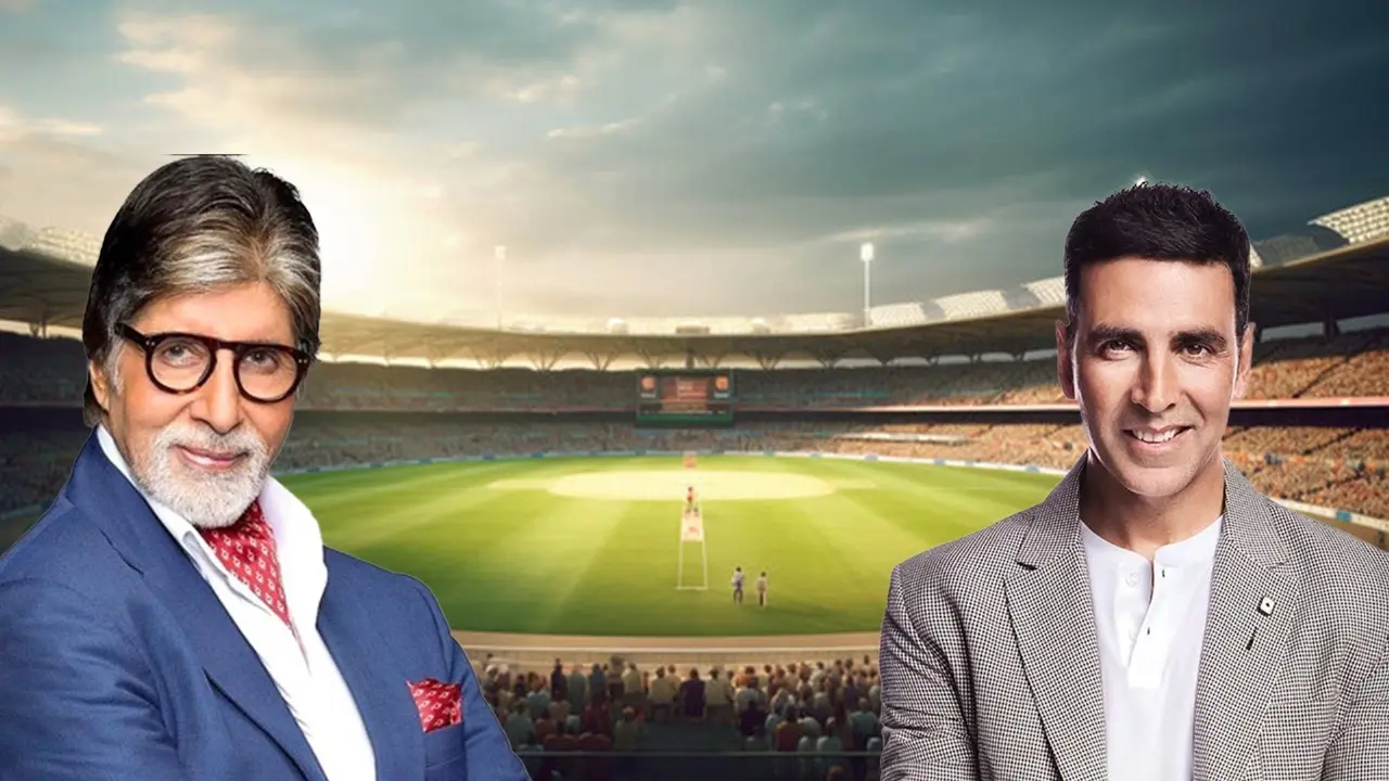 Indian Street Premier League begins with the match of Amitabh bachchan and Akshay kumar team