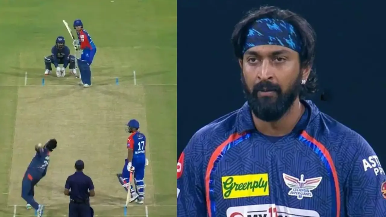 Jake fraser hit hattrick six of krunal pandya