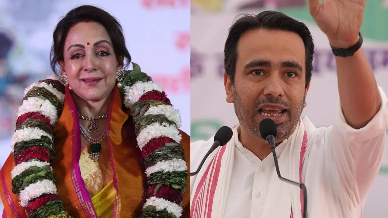 Hema Malini BJP and Jayant Chaudhary RLD