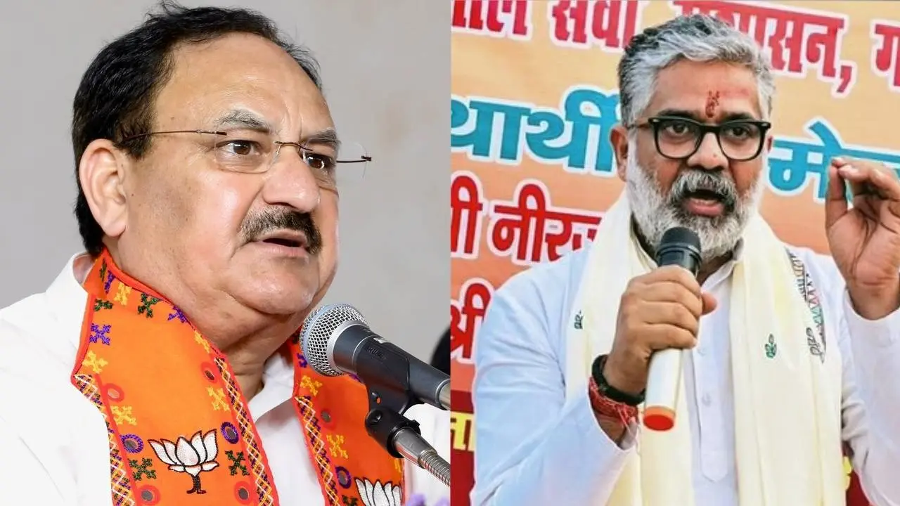 JP Nadda and Neeraj Shekhar