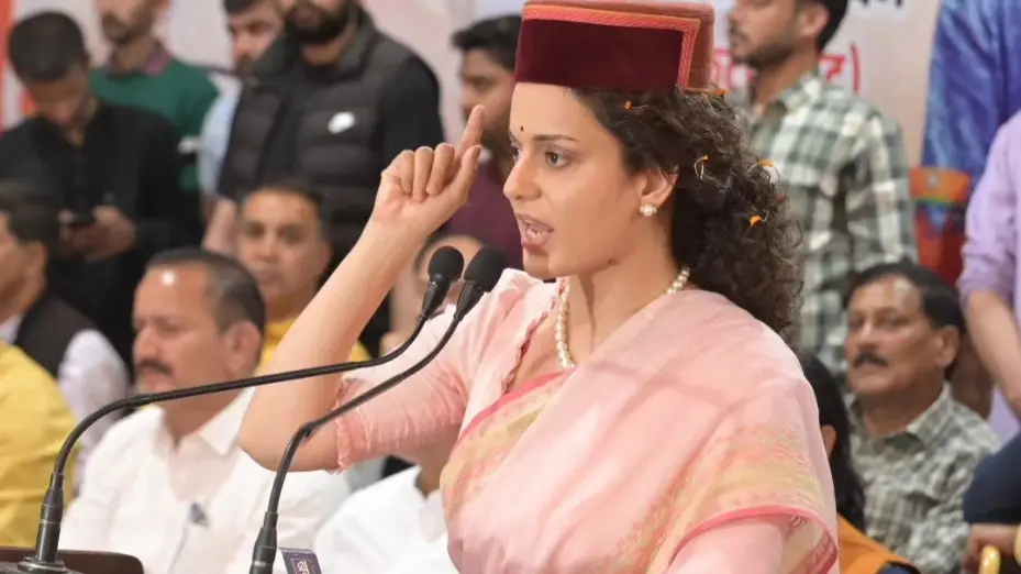 Kangana Ranaut in Mandi
