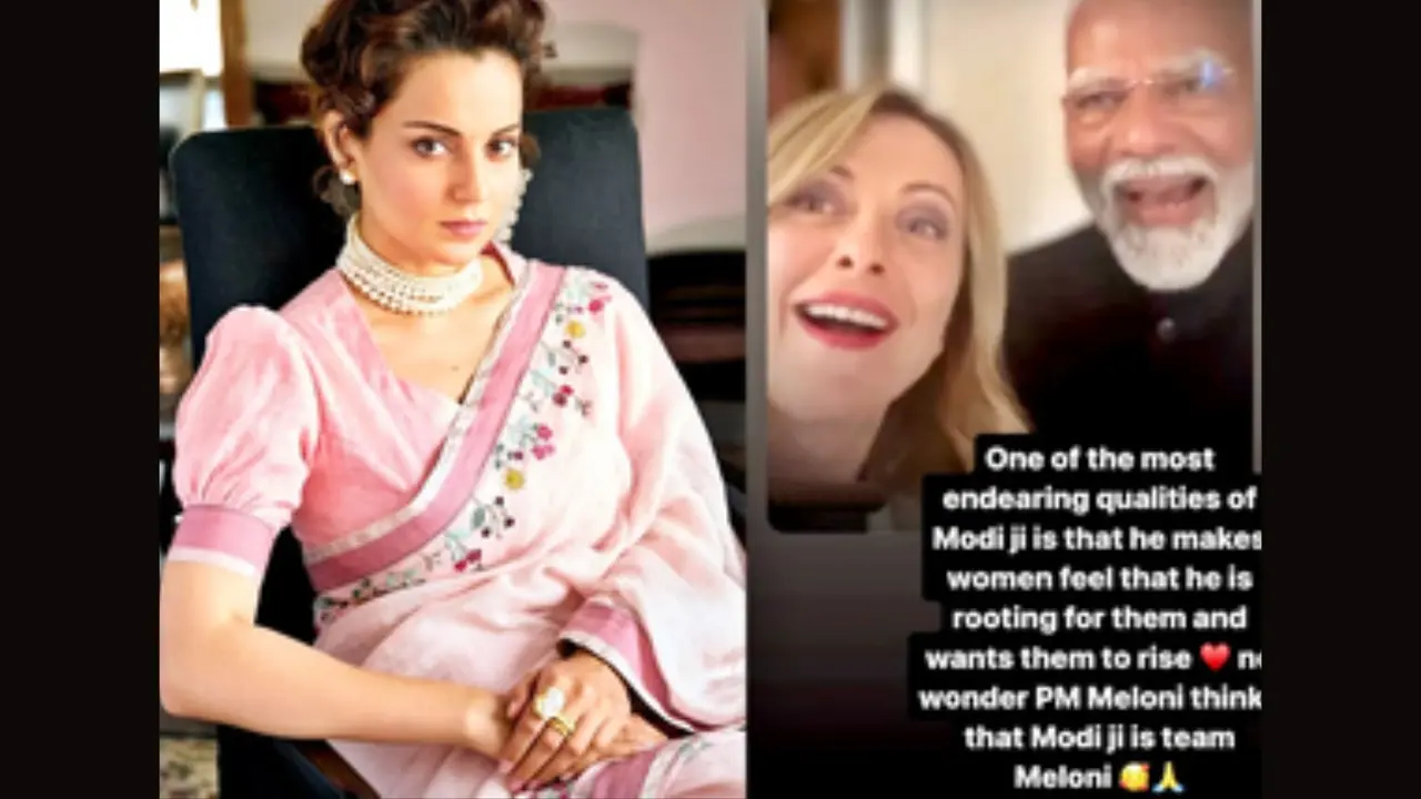 'मेलोनी मोदी जी को एक टीम...' PM Modi और जॉर्जिया मेलोनी की सेल्फी पर कंगना रनौत ने दिया ये रिएक्शन Kangana Ranaut