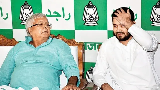 Lalu Yadav & Tejashwi Yadav