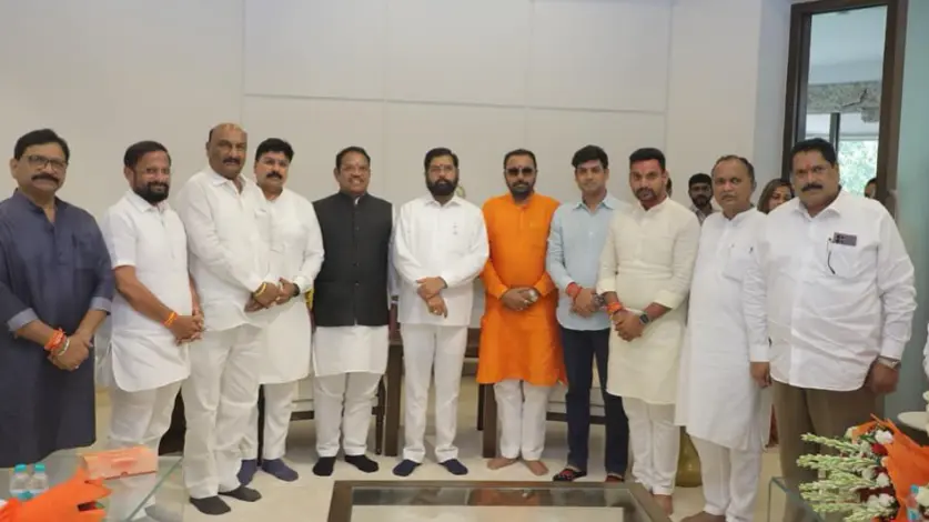CM Eknath Shinde meet MPs