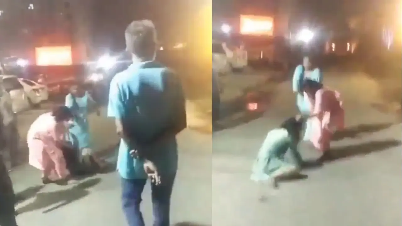 Wife beat Husband & his girlfriend