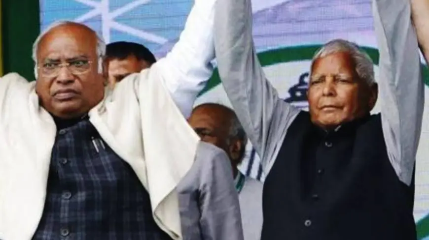 mallikarjun kharge, lalu yadav