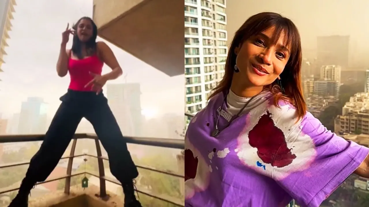 Mannara Chopra, Ankita Lokhande enjoys Mumbai Weather