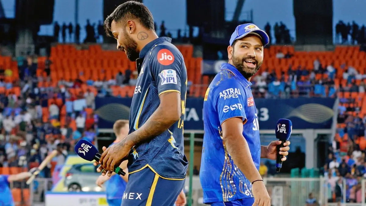 Hardik Pandya and Rohit Sharma