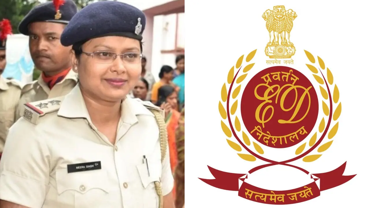 ED raid in Ranchi Sub Inspector Meera Singh Premises