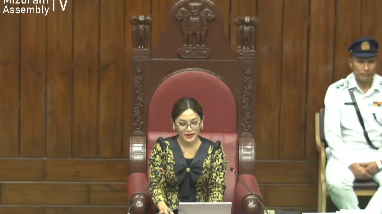Mijoram Assembly Firts Female Speaker Baryl Vanneihsangi