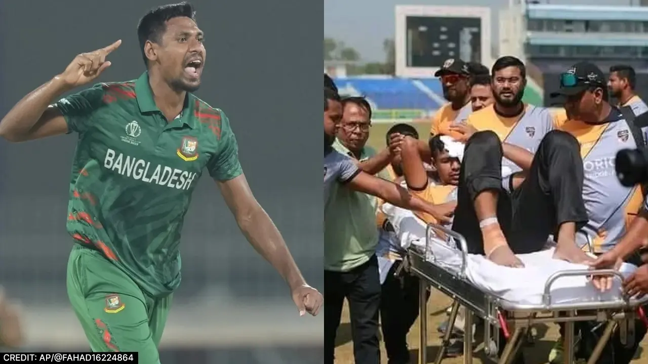 Bangladesh Veteran Fast Bowler Mustafizur rahman injured and admitted in hospital