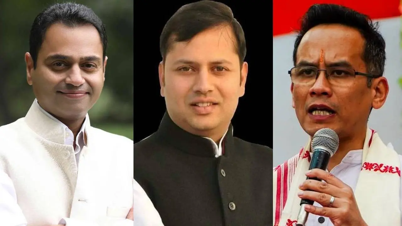 nakul nath, vaibhav gehlot, gaurav gogoi