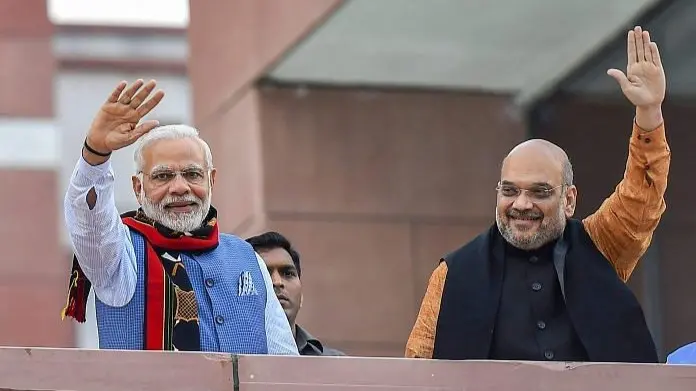 PM Narendar Modi, Amit Shah