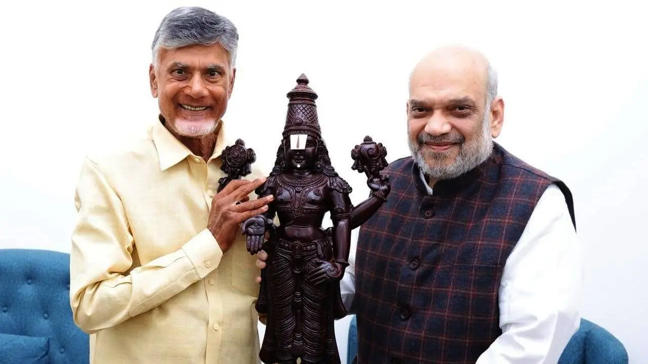 chandrababu naidu and amit shah